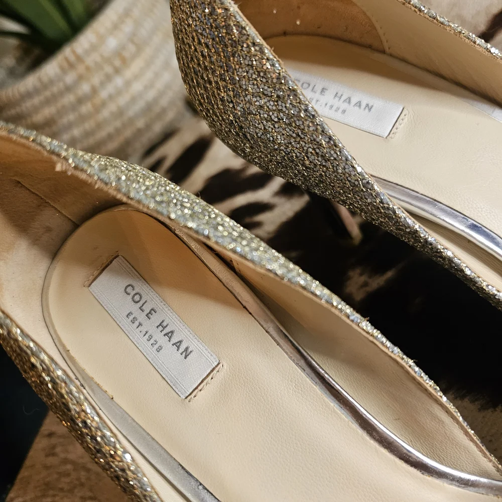 Cole Haan Antonia Peep-Toe Heels - Picture 5 of 8